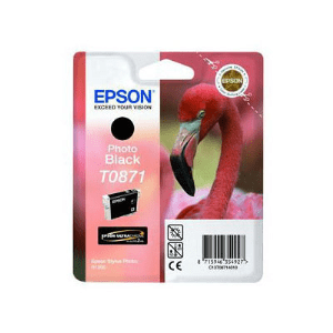 Epson T0871 Photo black genuine ink Flamingo     