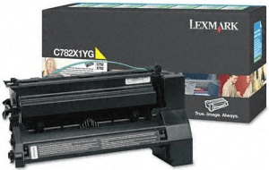 Lexmark C782 Yellow genuine toner   15000 pages  