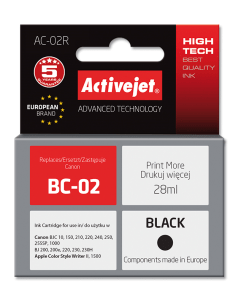 ActiveJet ACi-02 Black recycled ink      