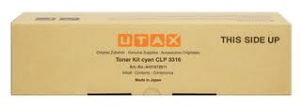 Utax CLP 3316C Cyan genuine toner kit  4000 pages  