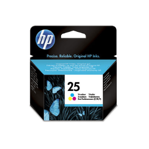HP 25 Tri-colour genuine ink   150 pages  