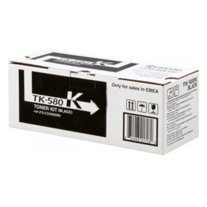 Kyocera Mita TK-580K Black genuine toner   3500 pages  