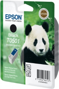 Epson T050 Black genuine ink Panda  540 pages  