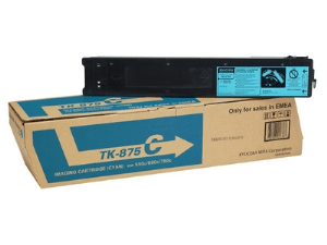 Kyocera Mita TK-875C Cyan genuine toner   31800 pages  