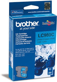 Brother LC980C Cyan genuine ink   260 pages  