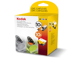 Kodak 10 Black & Colour 2-pack    8.2 + 40.9 ml