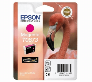 Epson T0873 Magenta genuine ink Flamingo     