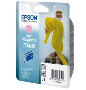 Epson T0486 Light magenta genuine ink Seahorse  430 pages  
