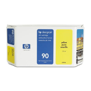 HP 90 Yellow genuine ink      