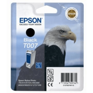Epson T007 Black genuine ink Eagle  540 pages  