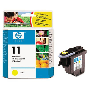 HP 11 Yellow genuine printhead *end of life*  16000 pages 