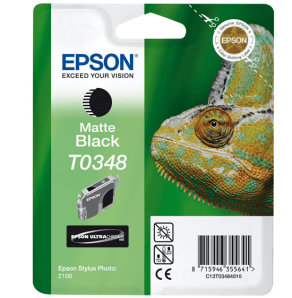 Epson T0348 Matte black genuine ink Chameleon  440 pages  