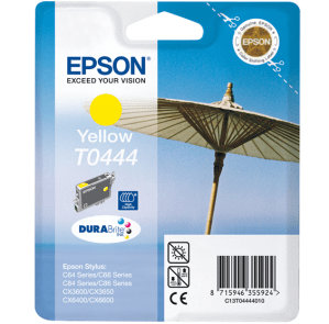 Epson T0444 Yellow genuine ink Parasol  420 pages  