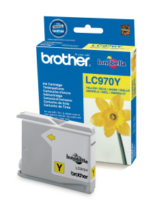 Brother LC970Y Yellow genuine ink   300 pages  
