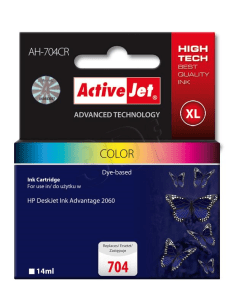 ActiveJet AHi-704XL Cr 3-Colour recycled ink      