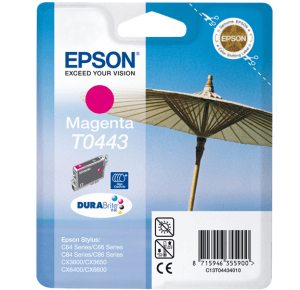 Epson T0443 Magenta genuine ink Parasol  420 pages  