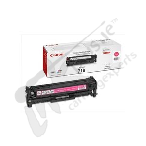 Canon 718 M Magenta genuine toner   2900 pages  