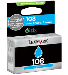Lexmark 108 Cyan genuine ink Not available  200 pages  