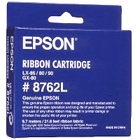 Epson S015053 Black ribbon (#8762L) genuine    