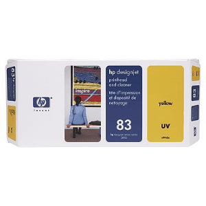 HP 83 UV Yellow genuine printhead/ cleaner     