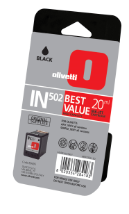 Olivetti IN502 Black ink obsolete   20.0 ml*