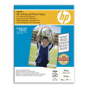 HP Q8696A Advanced Glossy 13cm x 18cm; 25 sheets; .  