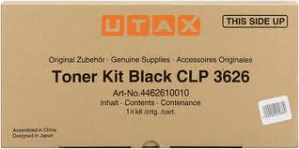 Utax CLP 3626Bk Black genuine toner kit  12000 pages  