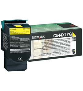 Lexmark C544 Yellow genuine toner   4000 pages  