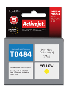 ActiveJet AEi-T0484 XL Yellow generic ink      