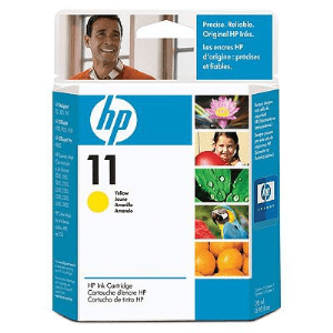 HP 11 Yellow genuine ink   2000 pages  