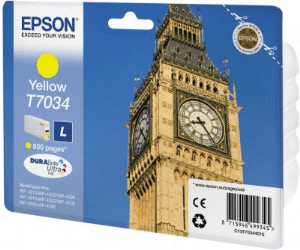 Epson T7034L Yellow ink - Big Ben  L 9.6 ml
