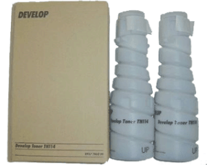 TN114 toner 2-pack  Develop genuine  Black x 2 2 x 11000 pages 