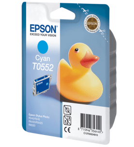 Epson T0552 Duck Cyan genuine ink *end of life*  290 pages  
