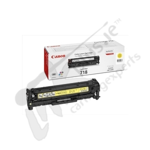 Canon 718 Y Yellow genuine toner   2900 pages  