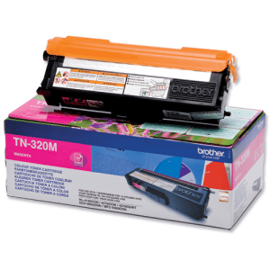 Brother TN320M Magenta genuine toner   1500 pages  