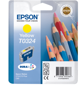 Epson T0324 Yellow genuine ink Pencils  420 pages  