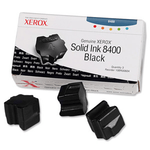 Xerox 108R604 Black solid ink 3 Pack 3 x 1133 pages   genuine