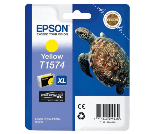 Epson T1574 Yellow genuine ink Turtle     