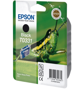 Epson T0331 Black genuine ink Grasshopper  620 pages  