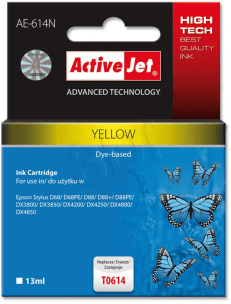 ActiveJet AEi-T0614 XL Yellow generic ink      