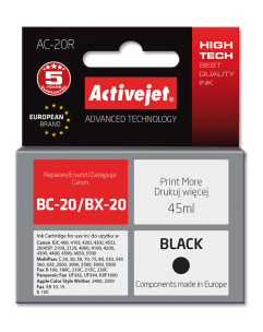 ActiveJet ACi-20 Black recycled ink      