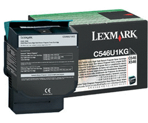Lexmark C546 Black genuine toner   8000 pages  