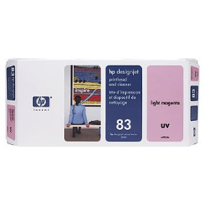 HP 83 UV Light magenta genuine printhead/ cleaner     
