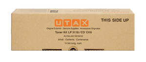 Utax CD 1316 Black kit toner 6000 pages genuine 