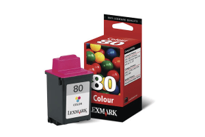 Lexmark 80 3-colour genuine ink   275 pages  