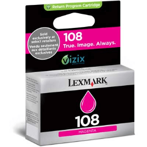 Lexmark 108 Magenta genuine ink Not available  200 pages  