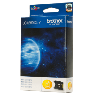 Brother LC1280XLY Yellow genuine ink   1200 pages  