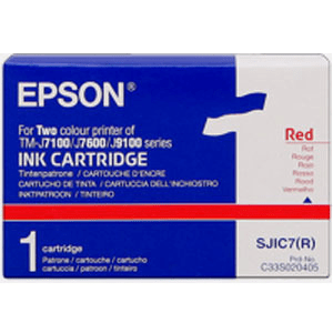 Epson SJIC7 R) Red ribbon  genuine    