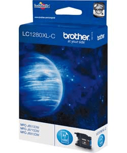 Brother LC1280XLC Cyan genuine ink   1200 pages  