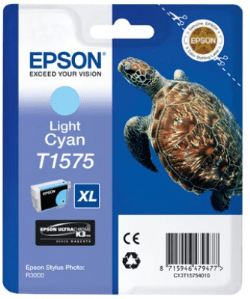 Epson T1575 Light cyan genuine ink Turtle     